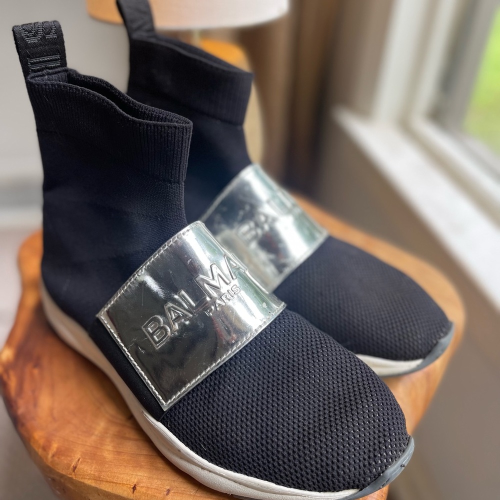 Balmain sock shoes worn 3x